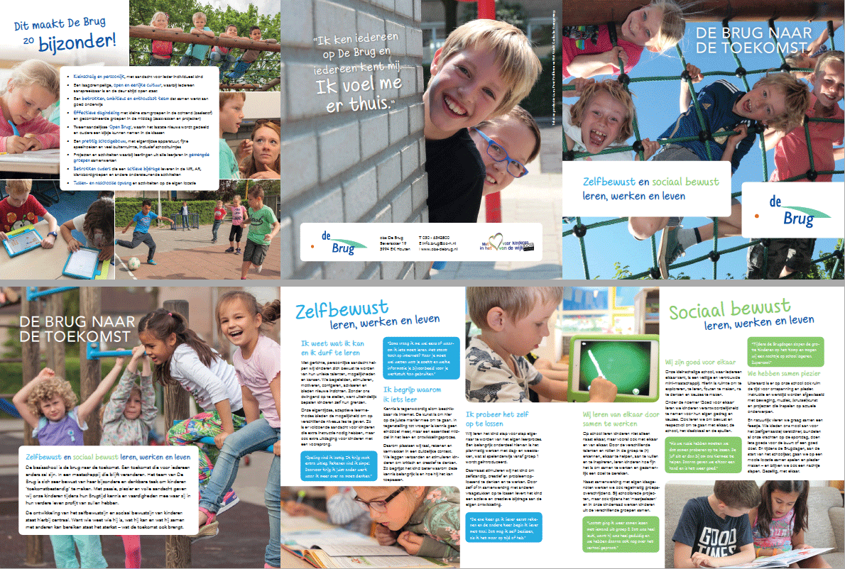 obs De Brug - profilering, brochure, website, schoolgids (2015)